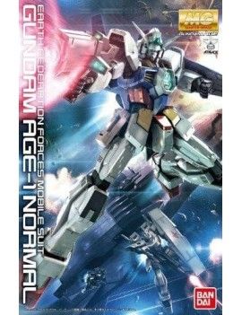 GUNDAM - MG 1/100 Gundam AGE-1 Normal (REPROD) Bandai Model Kit 1 - Culture-Pop-France