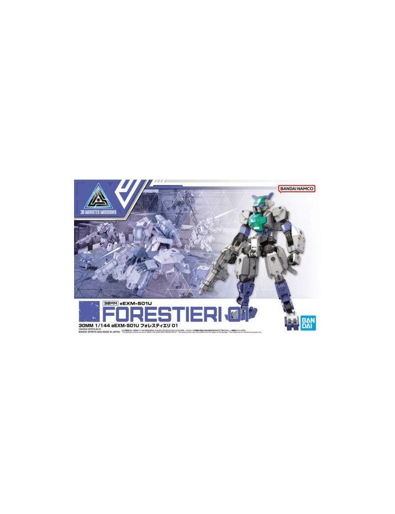 30MM - 1/144 eEXM-S01U FORESTIERI 01 - Model Kit Bandai Model Kit 1 - Culture-Pop-France 30MM - 1/144 eEXM-S01U FORESTIERI 01 - Model Kit Bandai Model Kit 1 - Culture-Pop-France