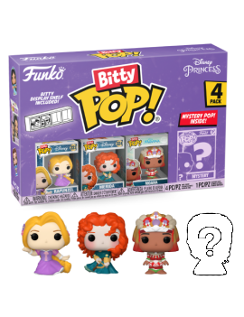 DISNEY PRINCESSE - Bitty Pop 4 Pack 2.5cm - Raiponce Funko 1 - Culture-Pop-France
