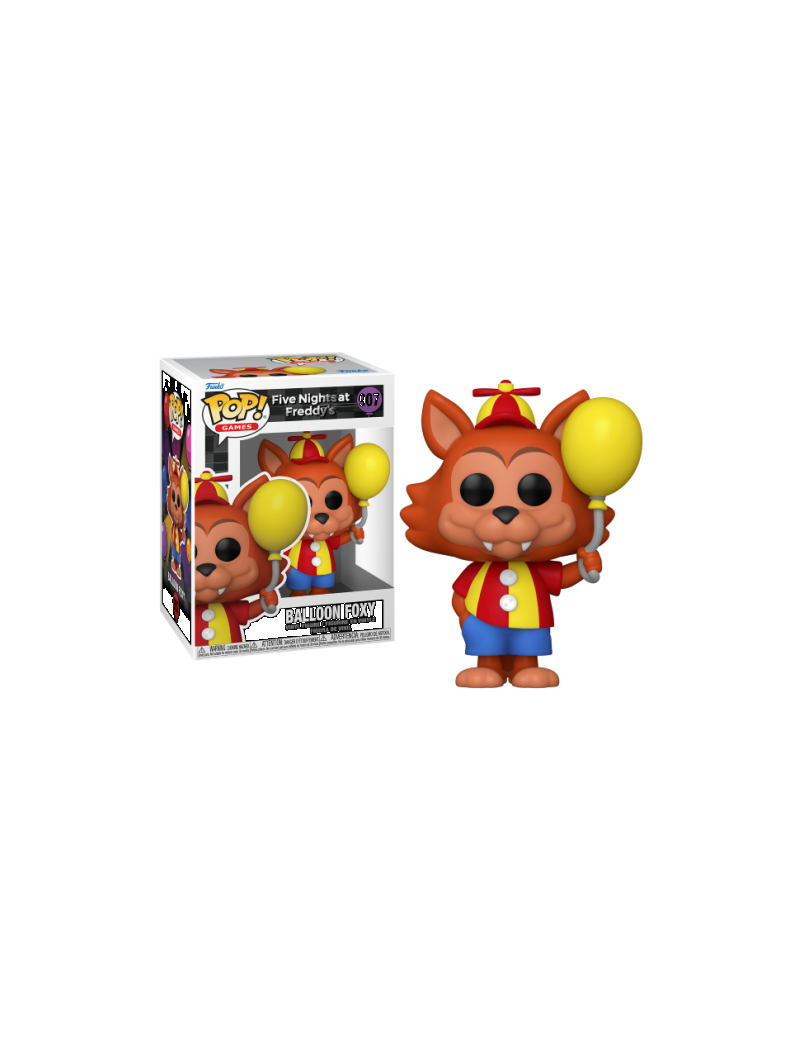 FNAF SECURITY BREACH - POP Games N° 907 - Balloon Foxy Funko 1 - Culture-Pop-France FNAF SECURITY BREACH - POP Games N° 907 - Balloon Foxy Funko 1 - Culture-Pop-France
