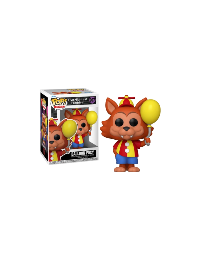 FNAF SECURITY BREACH - POP Games N° 907 - Balloon Foxy Funko 1 - Culture-Pop-France FNAF SECURITY BREACH - POP Games N° 907 - Balloon Foxy Funko 1 - Culture-Pop-France