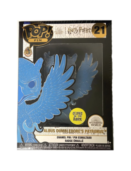 HARRY POTTER - Pop Large Enamel Pin N° 21 - Patronus Albus Dumbledore Funko 1 - Culture-Pop-France