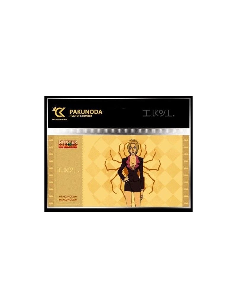 HUNTER X HUNTER - Pakunoda - Golden Ticket 1 - Culture-Pop-France HUNTER X HUNTER - Pakunoda - Golden Ticket 1 - Culture-Pop-France