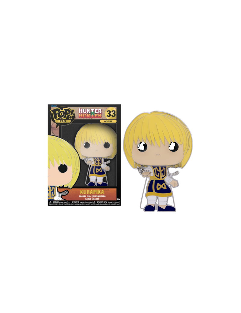 HUNTER X HUNTER - Pop Large Enamel Pin N° 33 - Kurapika Funko 1 - Culture-Pop-France HUNTER X HUNTER - Pop Large Enamel Pin N° 33 - Kurapika Funko 1 - Culture-Pop-France