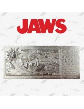JAWS - Régate d'Amity - Ticket plaqué argent collector Fanattik 1 - Culture-Pop-France