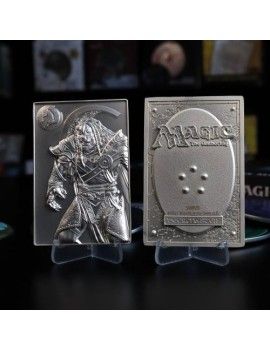 MAGIC THE GATHERING - Ajani Goldmane - Carte Collector Plaqué Argent Fanattik 1 - Culture-Pop-France