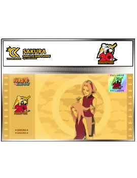 NARUTO SHIPPUDEN - Sakura - Golden Ticket 20ème Anniversaire 1 - Culture-Pop-France