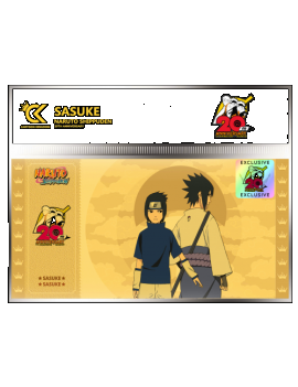 NARUTO SHIPPUDEN - Sasuke - Golden Ticket 20ème Anniversaire 1 - Culture-Pop-France