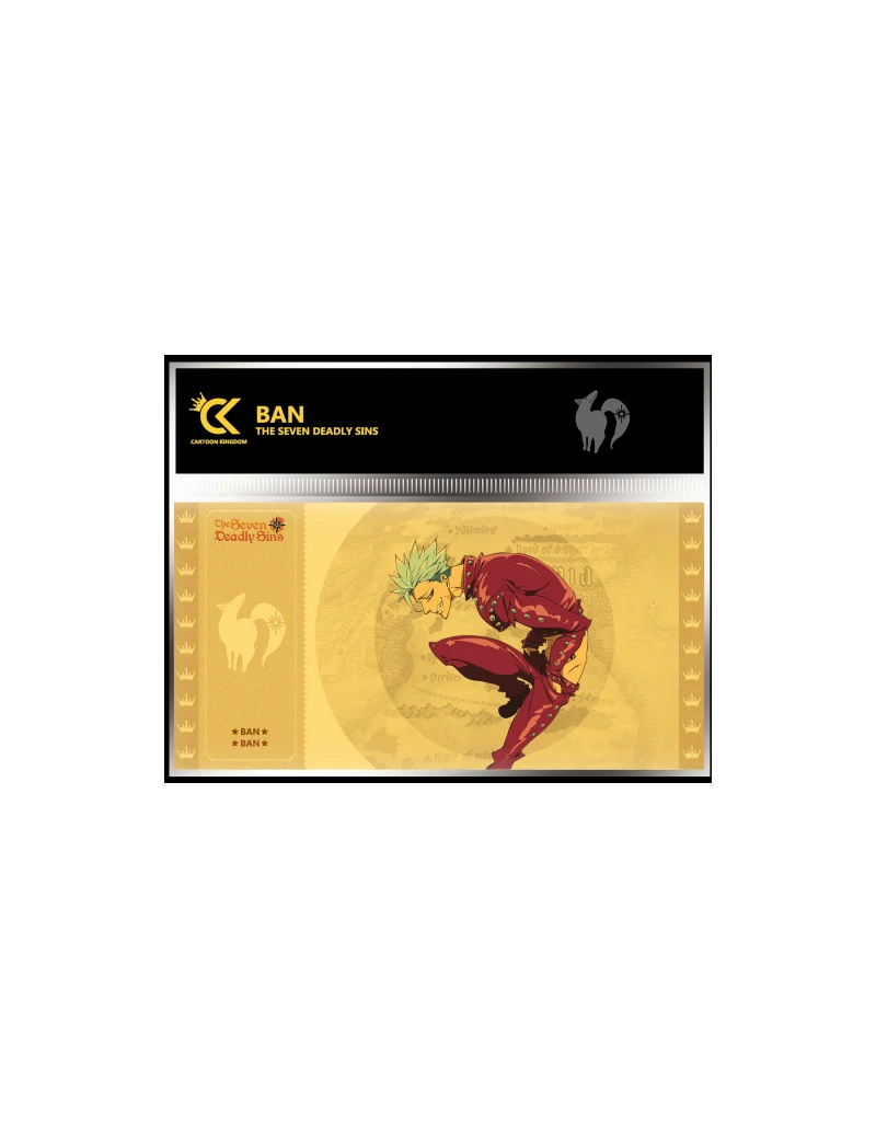 SEVEN DEADLY SINS - Ban - Golden Ticket 1 - Culture-Pop-France SEVEN DEADLY SINS - Ban - Golden Ticket 1 - Culture-Pop-France