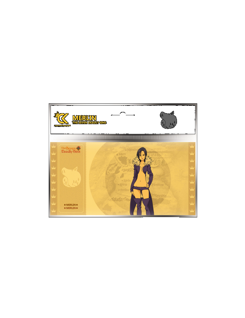 SEVEN DEADLY SINS - Merlin - Golden Ticket 1 - Culture-Pop-France SEVEN DEADLY SINS - Merlin - Golden Ticket 1 - Culture-Pop-France