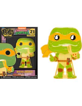 TEENAGE MUTANT NINJA TURTLES- Pop Large Enamel Pin N° 21- Michelangelo Funko 1 - Culture-Pop-France