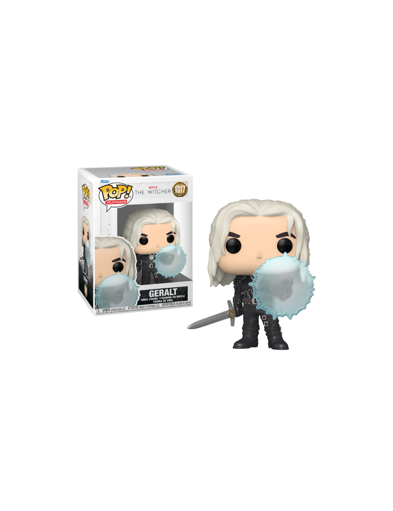 Figurine Funko Pop! - The Witcher - S2 Geralt (bouclier) - GAMING