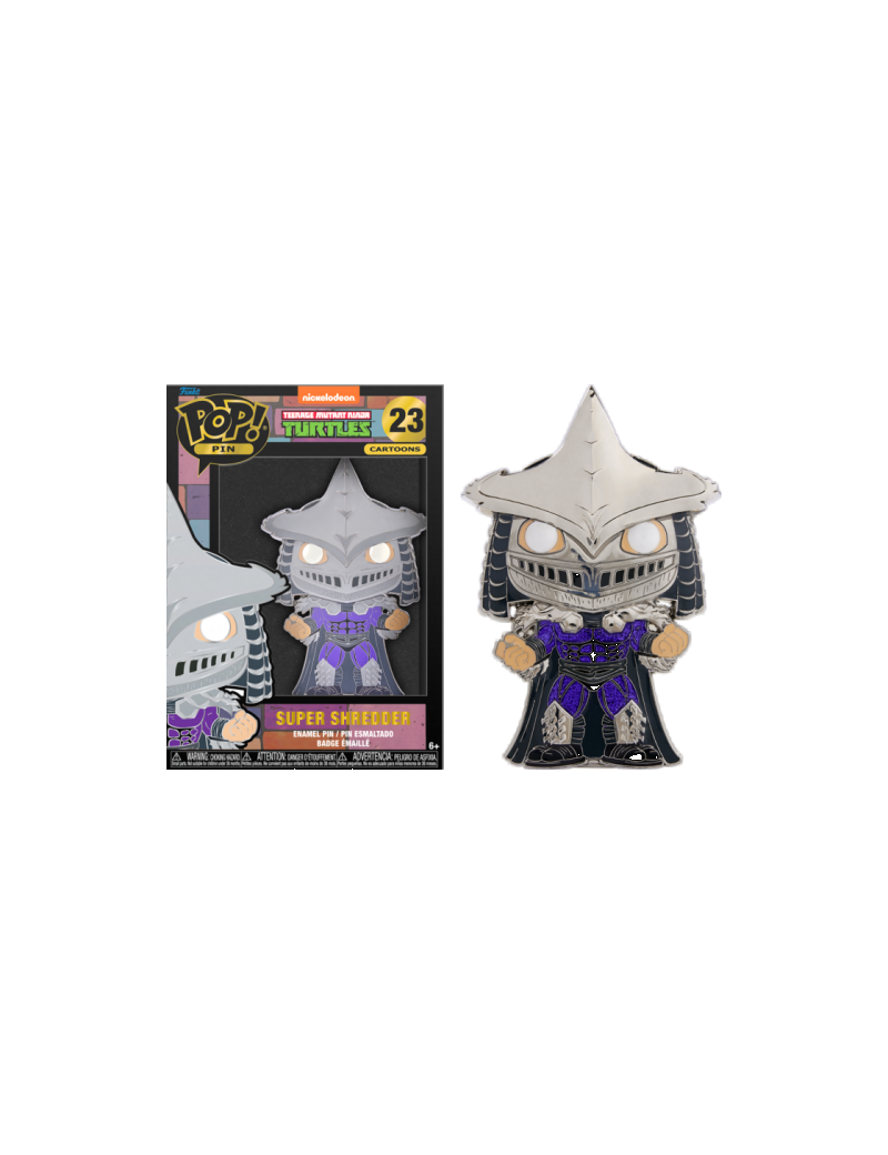 TMNT - Pop Large Enamel Pin N° 23 - Super Shredder - Chase Group Funko 1 - Culture-Pop-France TMNT - Pop Large Enamel Pin N° 23 - Super Shredder - Chase Group Funko 1 - Culture-Pop-France