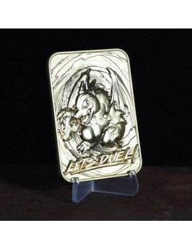 YU-GI-OH! - Baby Dragon - Carte en métal plaqué or collector Fanattik 1 - Culture-Pop-France