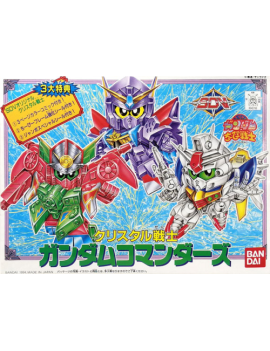 GUNDAM - Crystal 3 Commanders - Model Kit Bandai Model Kit 1 - Culture-Pop-France