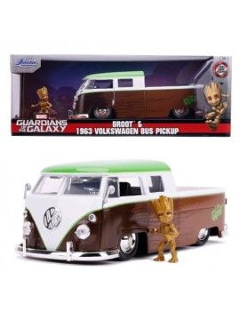 MARVEL - Groot 1963 VW Bus Pickup - 1:24 1 - Culture-Pop-France