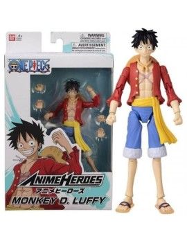 ONE PIECE - Monkey D.Luffy - Figurine Anime Heroes 17cm Bandai Red 1 - Culture-Pop-France