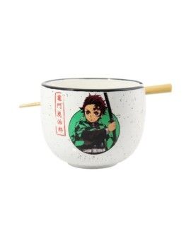 DEMON SLAYER - Bol à Ramen avec Baguette 414ml - Tanjiro Just Funky 1 - Culture-Pop-France