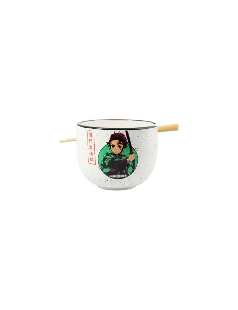 DEMON SLAYER - Bol à Ramen avec Baguette 414ml - Tanjiro Just Funky 1 - Culture-Pop-France DEMON SLAYER - Bol à Ramen avec Baguette 414ml - Tanjiro Just Funky 1 - Culture-Pop-France