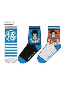 DRAGON BALL - Pack de 3 Chausettes Vegeta/Goku (T27/30) 1 - Culture-Pop-France