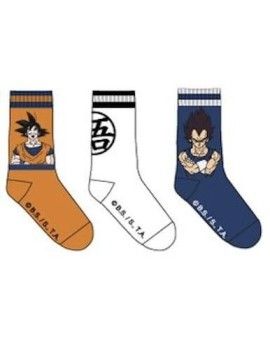 DRAGON BALL - Pack de 3 Chausettes Goku/Vegeta (T43/46) 1 - Culture-Pop-France