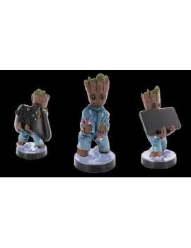 MARVEL - Groot Pyjama - Figurine 20cm - Support Manette & Portable