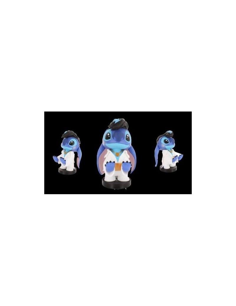 STITCH - Elvis - Figurine 20cm - Support Manette & Portable