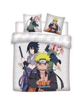 NARUTO SHIPPUDEN - Trio - Parure de lit 240x220cm - '100% Polyester' AyMax 1 - Culture-Pop-France