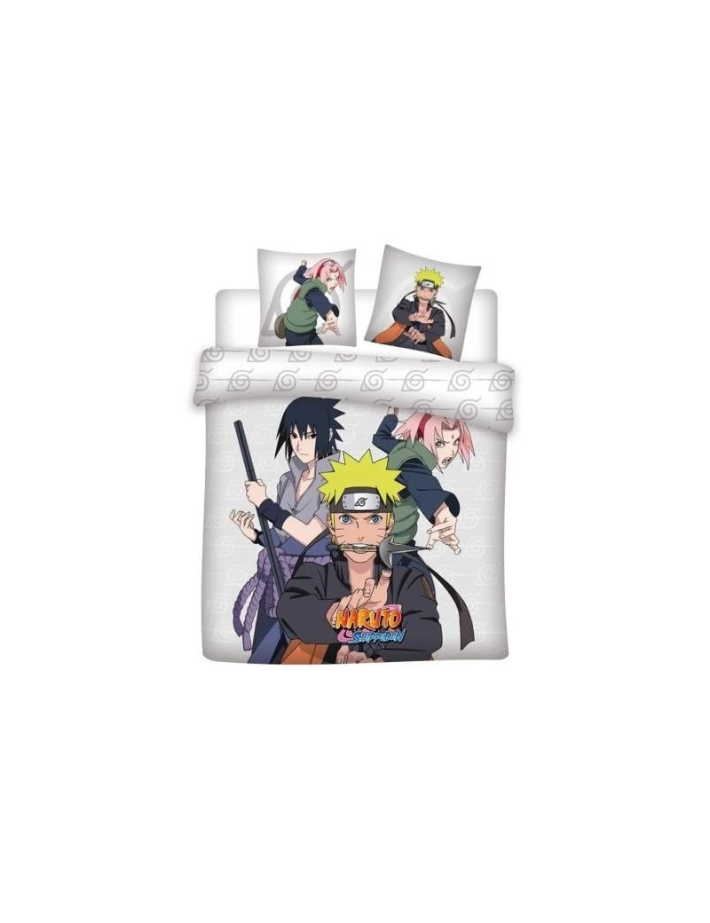NARUTO SHIPPUDEN - Trio - Parure de lit 240x220cm - '100% Polyester' AyMax 1 - Culture-Pop-France NARUTO SHIPPUDEN - Trio - Parure de lit 240x220cm - '100% Polyester' AyMax 1 - Culture-Pop-France
