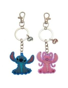 STITCH & ANGEL - Set de 2 Portes-Clé BFF en Métal 1 - Culture-Pop-France