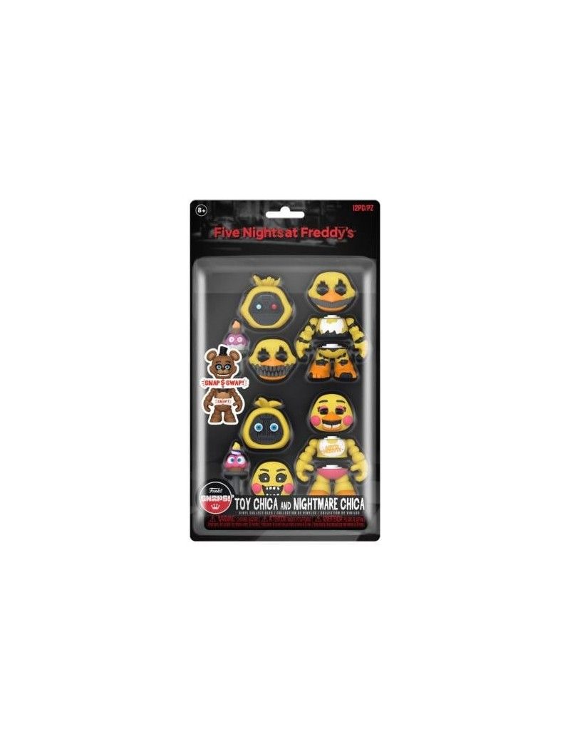 FNAF - Nightmare Chica & Toy Chica - Double Snap Pack Funko Funko 1 - Culture-Pop-France FNAF - Nightmare Chica & Toy Chica - Double Snap Pack Funko Funko 1 - Culture-Pop-France