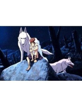 PRINCESSE MONONOKE - San & Moro - Puzzle 1000P Semic 1 - Culture-Pop-France