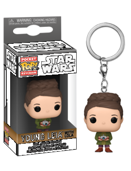 STAR WARS OBI-WAN KENOBI - Pocket Pop Keychains - Leia Organa "Jeune" Funko 1 - Culture-Pop-France