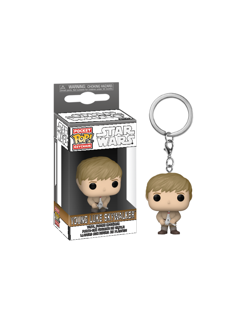 STAR WARS OBI-WAN KENOBI -Pocket Pop Keychains -Luke Skywalker "Jeune" Funko 1 - Culture-Pop-France STAR WARS OBI-WAN KENOBI -Pocket Pop Keychains -Luke Skywalker "Jeune" Funko 1 - Culture-Pop-France