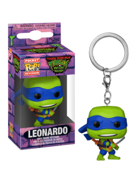 TORTUES NINJAS MAYHEM - Pocket Pop Keychains - Leonardo Funko 1 - Culture-Pop-France