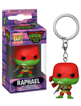 TORTUES NINJAS MAYHEM - Pocket Pop Keychains - Raphael Funko 1 - Culture-Pop-France