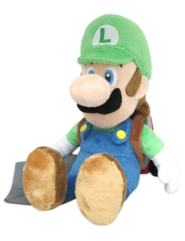 LUIGI'S MANSION - Luigi avec Poltergust - Peluche 25cm 1 - Culture-Pop-France