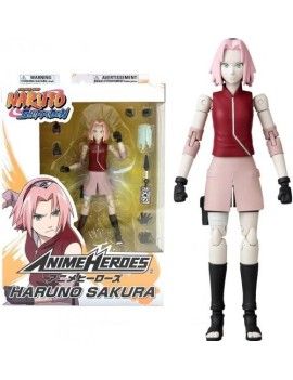 NARUTO - Haruno Sakura - Figurine Anime Heroes 17cm Bandai Red 1 - Culture-Pop-France