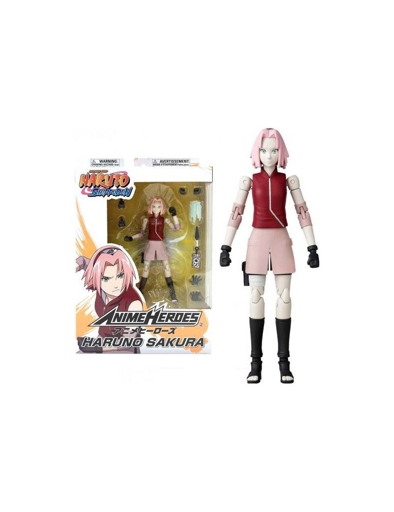 NARUTO - Haruno Sakura - Figurine Anime Heroes 17cm Bandai Red 1 - Culture-Pop-France NARUTO - Haruno Sakura - Figurine Anime Heroes 17cm Bandai Red 1 - Culture-Pop-France