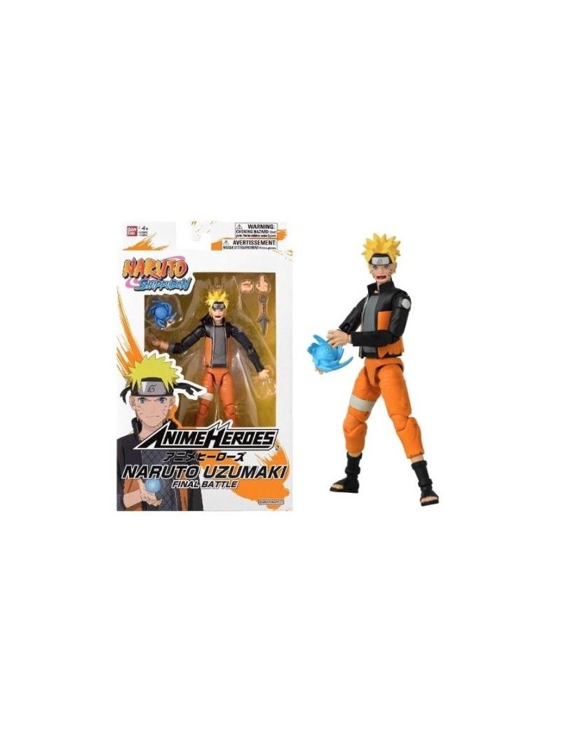 NARUTO - Naruto "Final Battle" - Figurine Anime Heroes 17cm Bandai Red 1 - Culture-Pop-France NARUTO - Naruto "Final Battle" - Figurine Anime Heroes 17cm Bandai Red 1 - Culture-Pop-France