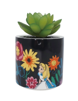 ALICE AU PAYS DES MERVEILLES - Faux Pot à Plantes 6.5cm 1 - Culture-Pop-France