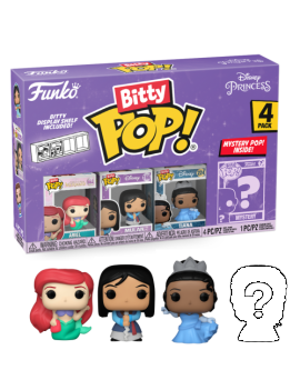 DISNEY PRINCESSE - Bitty Pop 4 Pack 2.5cm - Ariel Funko 1 - Culture-Pop-France