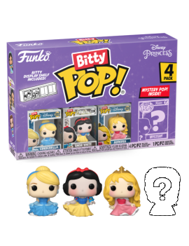 DISNEY PRINCESSE - Bitty Pop 4 Pack 2.5cm - Cendrillon Funko 1 - Culture-Pop-France