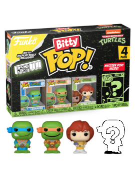 LES TORTUES NINJAS - Bitty Pop 4 Pack 2.5cm - Leonardo Funko 1 - Culture-Pop-France