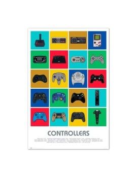 GAMERS - Manettes - Poster 61x91cm 1 - Culture-Pop-France