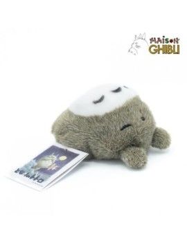 MON VOISIN TOTORO - Totoro Gris Allongé - Peluche Fluffy Beanbag 7cm Semic 1 - Culture-Pop-France