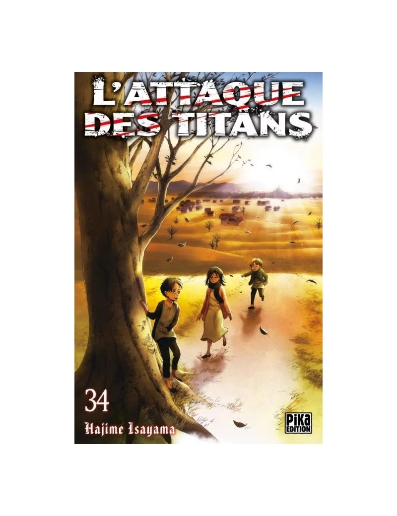 L'ATTAQUE DES TITANS - Tome 34 Pika 1 - Culture-Pop-France L'ATTAQUE DES TITANS - Tome 34 Pika 1 - Culture-Pop-France