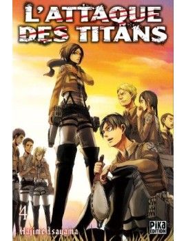 L'ATTAQUE DES TITANS - Tome 4 Pika 1 - Culture-Pop-France