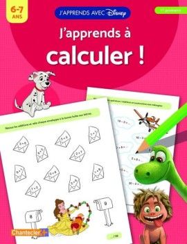J'apprends avec Disney - J'apprends à calculer ! - (6-7 ans) 1 - Culture-Pop-France