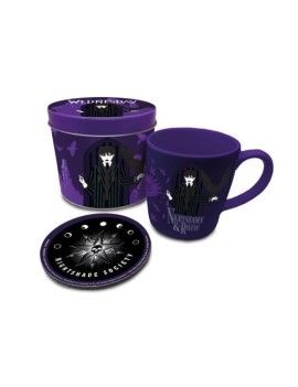 MERCREDI - Nightshades & Ravens - Box métal, mug & sous verre Pyramid 1 - Culture-Pop-France